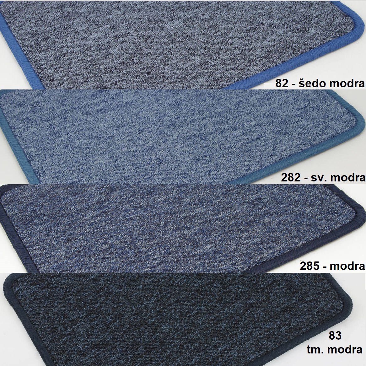 Zátěžové smyčkové koberce FALCON 20 červené